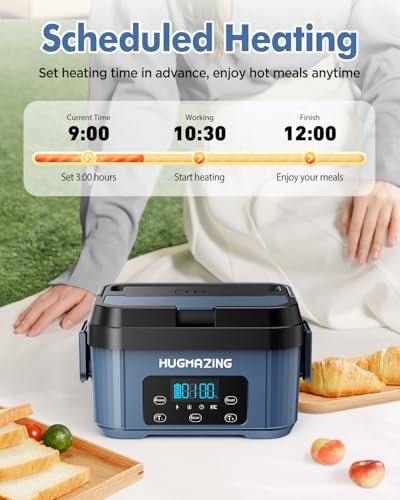 Hugmazing Cordless Electric Lunch Box for Adults
